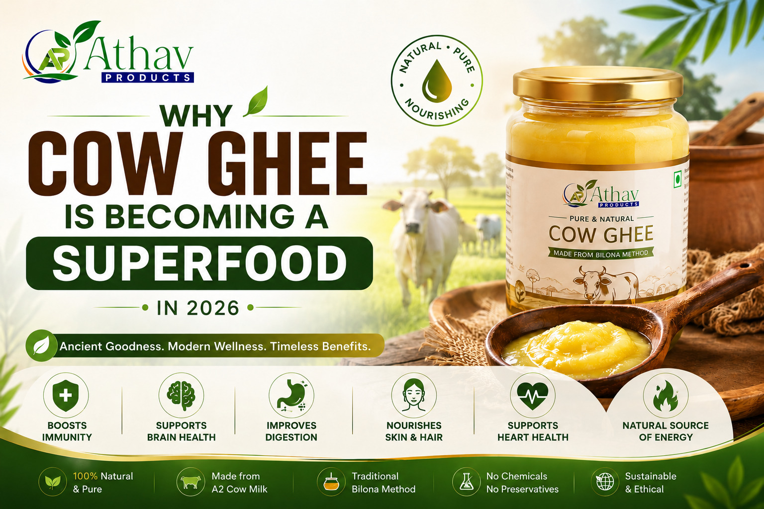 Why Cow Ghee is Becoming a Superfood in 2026 Why Cow Ghee is Becoming a Superfood in 2026